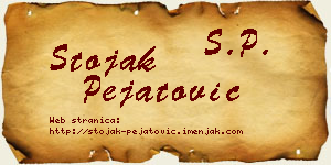 Stojak Pejatović vizit kartica